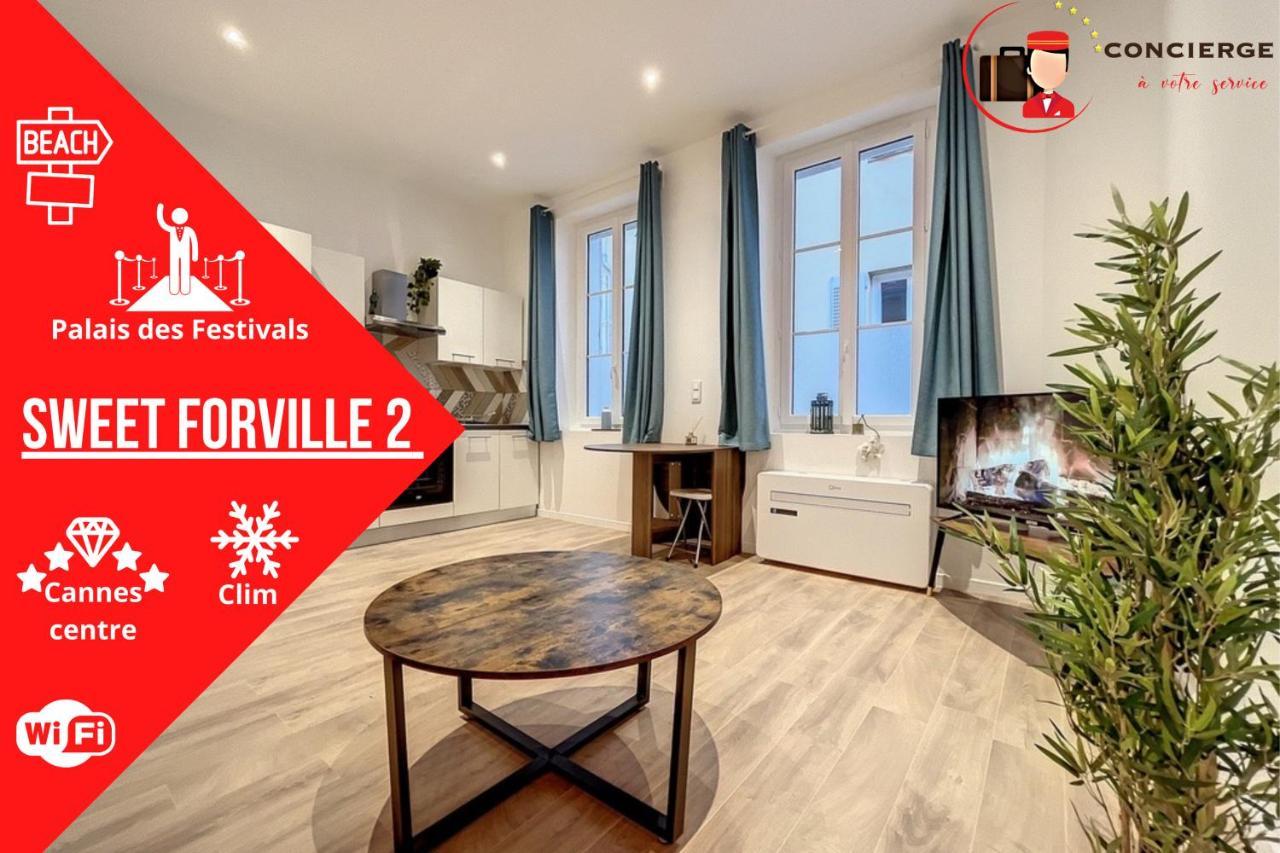 Le Sweet Forville 2 - Palais Des Festivals - Marche Provencal - Plage - Clim - Au Calme Cannes Dış mekan fotoğraf